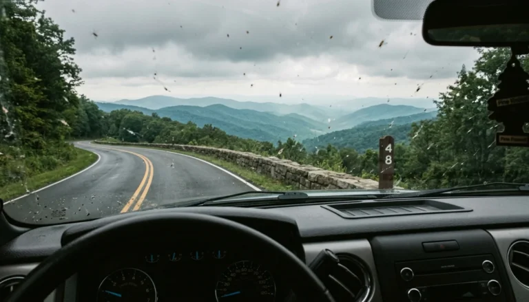 Driving Skyline Drive through Shenandoah National Park on a Shenandoah Valley road trip