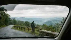 Overlook view of Shenandoah National Park ridgelines, one of the top attractions in Virginia
